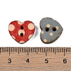 Wooden Buttons BUTT-K005-13x15mm-3