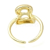 Rack Plating Brass Open Cuff Rings RJEW-S394-01G-B-3