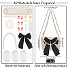 DIY Women's Bowknot Crossbody Bag Making Kits PURS-WH0005-58A-2