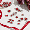 40Pcs 4 Styles Acrylic Sew on Rhinestones GACR-GA0001-05-4
