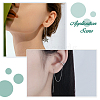 925 Sterling Silver Stud Earring Findings STER-DC0001-93-6