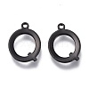 304 Stainless Steel Charms STAS-H112-Q-EB-1