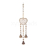 Heart Hanging Crystal Chandelier Pendant HJEW-M002-01-1