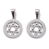 Non-Tarnish 304 Stainless Steel Pendants STAS-J036-145P-1