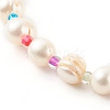 3Pcs 3 Styles Natural Cultured Freshwater Pearl Stretch Beaded Bracelets Sets BJEW-JB06266-9
