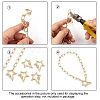 Brass Micro Pave Clear Cubic Zirconia Screw Carabiner Lock Charms X-ZIRC-L085-06G-4