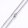 304 Stainless Steel Cable Chains Necklaces NJEW-F226-04P-07-2