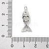 Fish Rack Plating Brass Micro Pave Cubic Zirconia Pendants KK-Z071-72A-01P-3