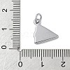304 Stainless Steel Charms STAS-M120-02B-P-3