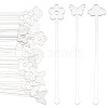  30Pcs 3 Style Transparent Acrylic Stirring Rods TACR-NB0001-30C-1