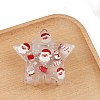 Christmas Theme PVC Claw Hair Clips PW-WGBF3A6-07-1