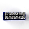 Electroplate Steel Stamps AJEW-WH0002-94-5