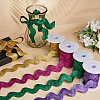 Gorgecraft 5 Yards Polyester Wavy Fringe Trim Ribbon OCOR-GF0003-45B-4