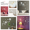   2Sets 2 Colors 3D Flower Acrylic Mirrors Wall Stickers DIY-PH0005-64-3
