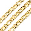 10M Ion Plating(IP) 304 Stainless Steel Figaro Chains CHS-G035-02C-G-1