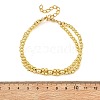 Rack Plating Brass Beaded Double Layers Bracelets for Women BJEW-JB14138-4