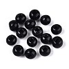 Spray Painted Round Natural Schima Wood Beads WOOD-A018-6mm-03-1