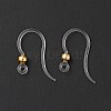 Transparent Resin Earring Hooks LS-RESI-G050-01G-2