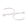 Tarnish Resistant 316 Surgical Stainless Steel Earring Hooks STAS-D183-03P-01-3