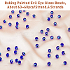 HOBBIESAY Baking Painted Glass Beads GGLA-HY0001-05-4