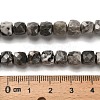 Natural Map Stone/Picasso Stone/Picasso Jasper Beads Strands G-H078-C07-01-5