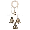 Iron Bell Pendant Decoration HJEW-JM02481-1