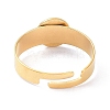 Ion Plating(IP) Adjustable 304 Stainless Steel Finger Rings Components LS-STAS-P291-03A-G-3
