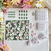 5Pcs 5 Styles Plastic Clay Pressed Molds DIY-SC0031-03-4