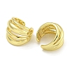 Brass Cuff Earrings EJEW-C104-068G-2