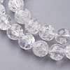 Natural Crackle Crystal Bead Strands G-J376-34-8mm-3