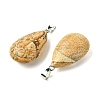 Natural Picture Jasper Pendants GG-K002-09J-2