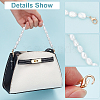   2Pcs Plastic Imitation Pearl Bead Bag Straps FIND-PH0008-21-3