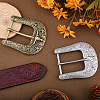 2Pcs 2 Colors Alloy Center Bar Buckles FIND-CL0001-52-4
