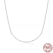 925 Sterling Silver Satellite Chains Necklaces HR8525-1