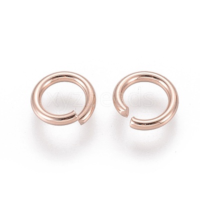 304 Stainless Steel Open Jump Rings STAS-O098-02RG-09-1