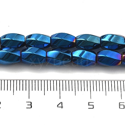 Electroplated Synthetic Magnetic Hematite Beads Strands G-P545-G01-02E-1
