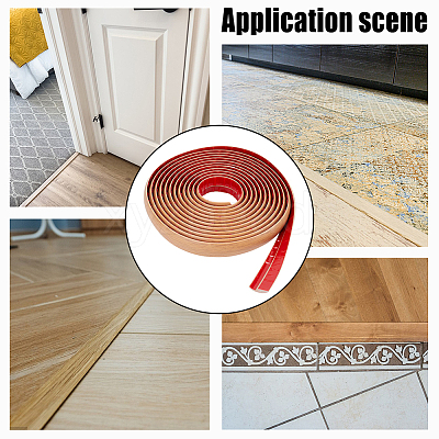 Self-adhesion PVC Edge Guard Strips DIY-WH0591-569A-1