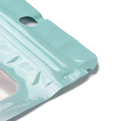 Rectangle Glitter Holographic PVC Resealable Packaging Bags LS-ABAG-P011-01D-01-1