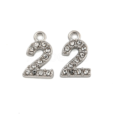304 Stainless Steel Pendants STAS-L080-002P-02-1