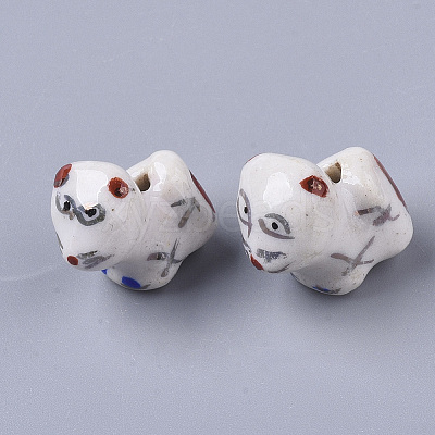 Handmade Porcelain Beads PORC-N004-80-1