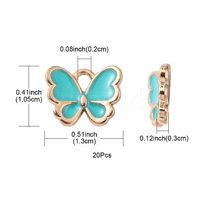 Alloy Enamel Charms X1-ENAM-S121-070-A-1