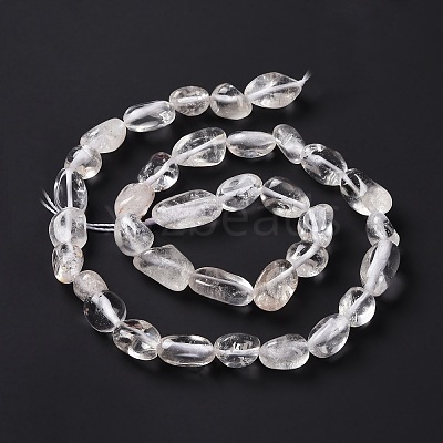 Natural Quartz Crystal Beads Strands G-I351-A08-01-1