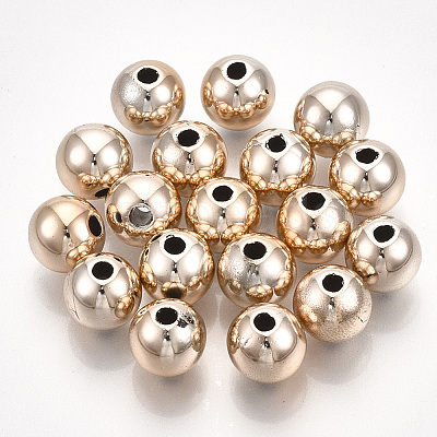 UV Plating ABS Plastic Beads X-CCB-S162-29F-03-1