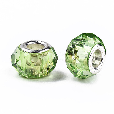 Transparent Resin European Beads RPDL-T003-003-B07-1