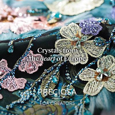 Preciosa® Crystal Hotfix Flatback Stones Y-PRC-HSS12-70040-1