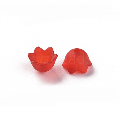 Transparent Acrylic Beads Caps PL543-6-1