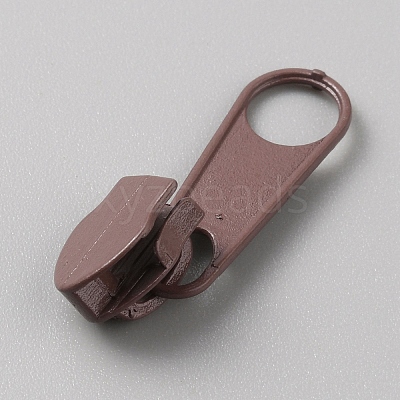 Spray Painted Zinc Alloy Zipper Pull FIND-WH0427-33A-12-1