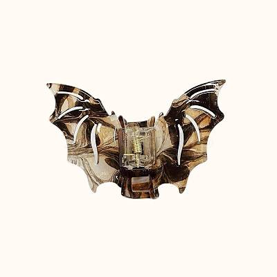 Halloween Acrylic Bat Claw Hair Clips PW-WG568AE-03-1