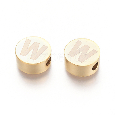 304 Stainless Steel Beads STAS-I126-02G-W-1
