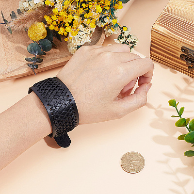 1Pc Imitation Leather Cord Bracelets BJEW-CL0001-35B-1